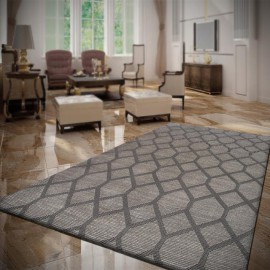 alfombra poliacril prado yamato gris