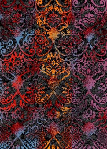 dibujo aéreo alfombra leacril nerea rebekah negro