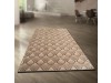 alfombra chenilla kris claudette marrón diseño kr22