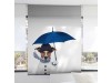 stor digital enrollable perro paraguas