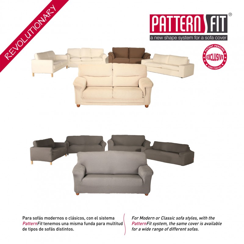  PatternFit la misma funda para muchas formas de sofás distintas 