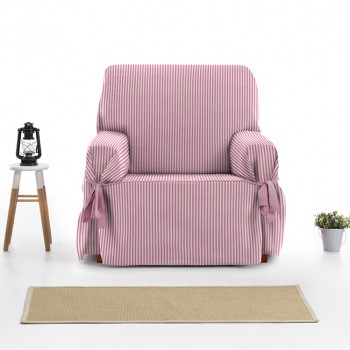 funda sillón universal lazos calma rosa