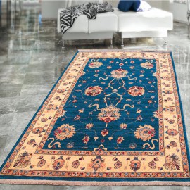 alfombra lana fenix diseño 500 azul