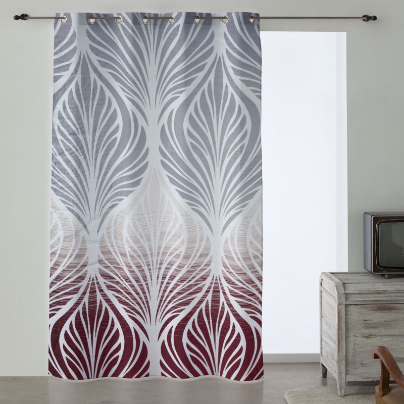  cortina confeccionada con ollaos carla gris 