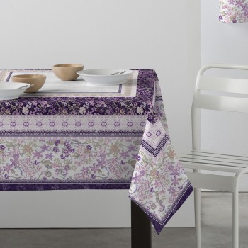 mantel estampado mantua violeta