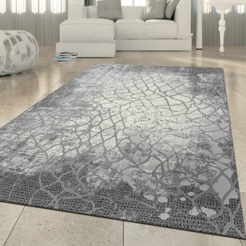 alfombra leacril nerea melissa gris