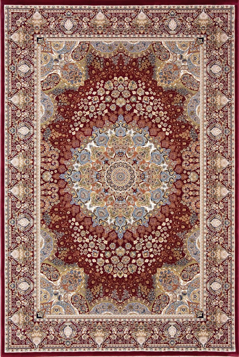  alfombra palace diseño 1802 granate 