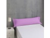 Funda de almohada de algodón color violeta