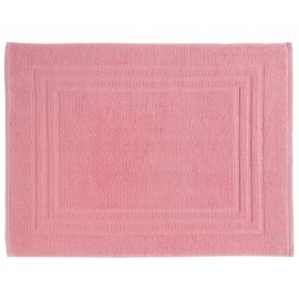 alfombra de baño algodón liso coral