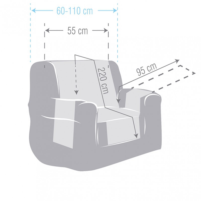  medida práctica sillón 1 plaza 
