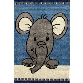 alfombra infantil elefante azul