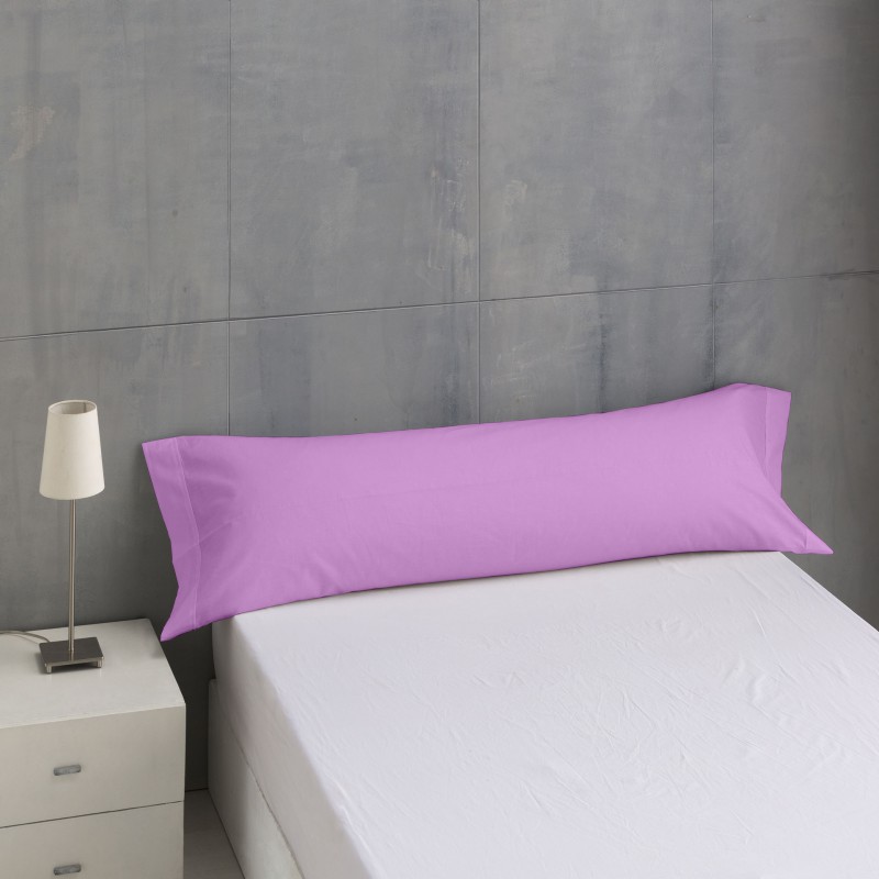  Funda de almohada de algodón color violeta 