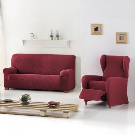 ambiente sillón relax bielástica cora rojo 08