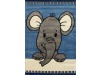 alfombra infantil elefante azul