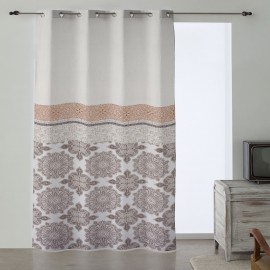 cortina confeccionada con ollaos sonia beige